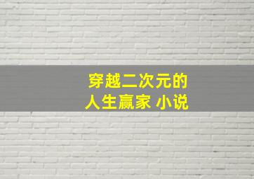 穿越二次元的人生赢家 小说